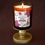 Beauty's Rose Large Candle